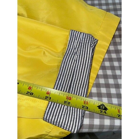 London Fog Women's Rain Coat Parka size L Yellow Preppy Old Money - Picture 14 of 14